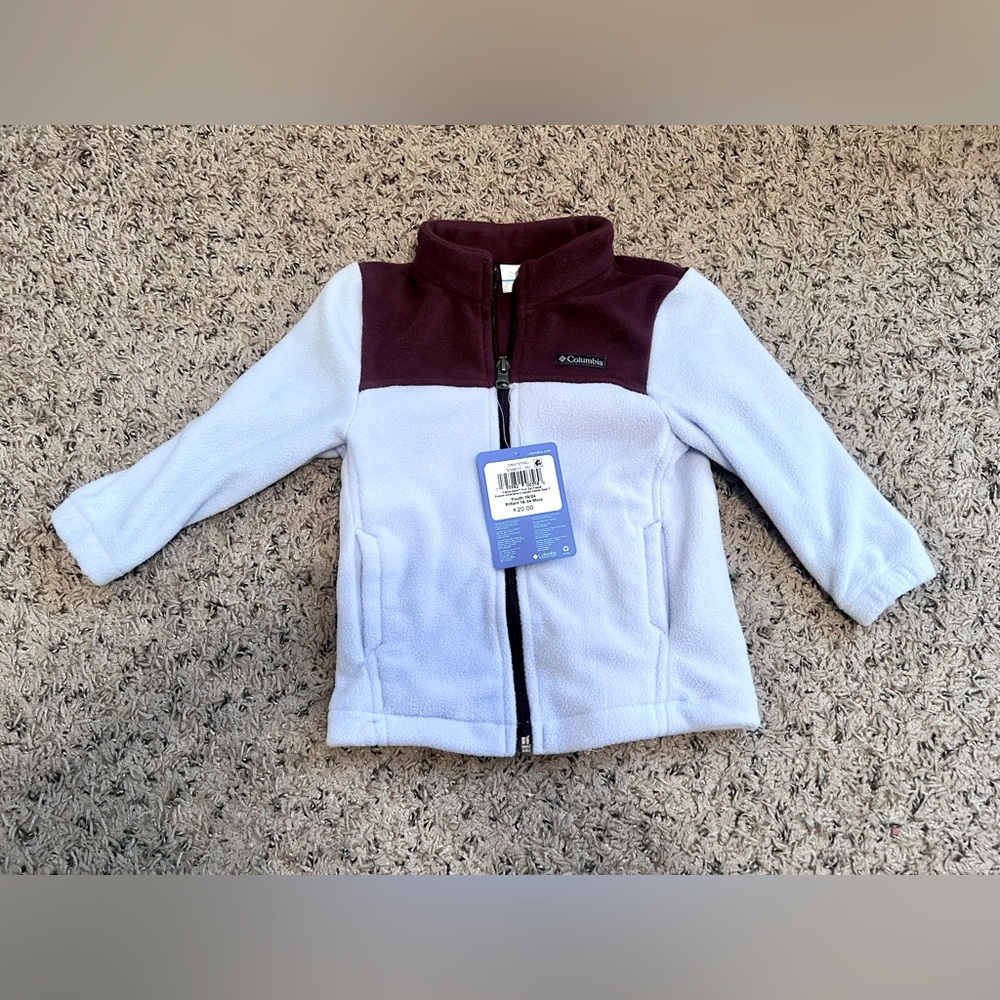 Girls NWT Columbia 18-24 Month Castle Dale Fleece Jacket - Picture 4 of 4